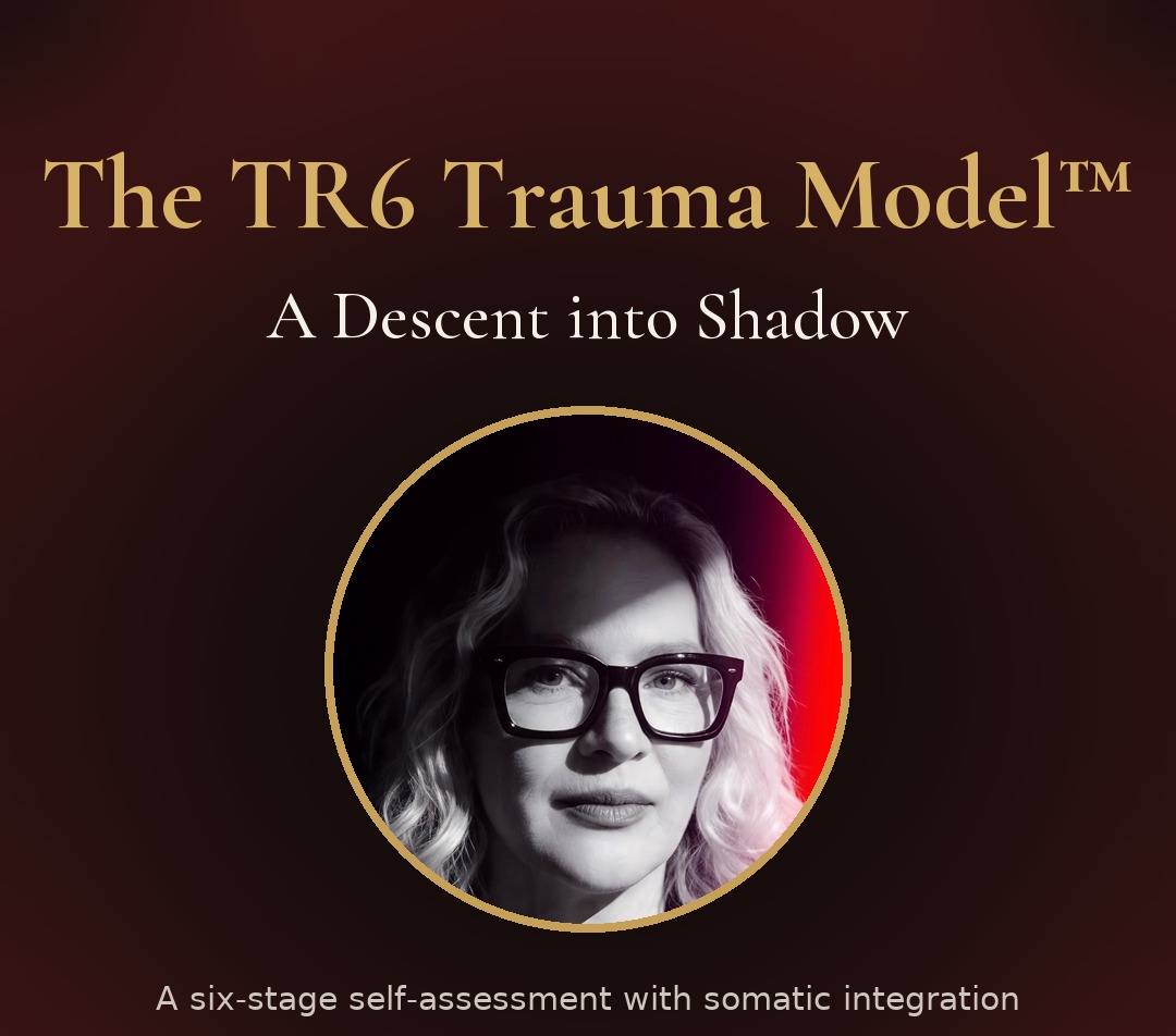 Deirdre Rolfe, creator of the TR6 Trauma Model, with the words: a six-stage self-assessment with somatic integration